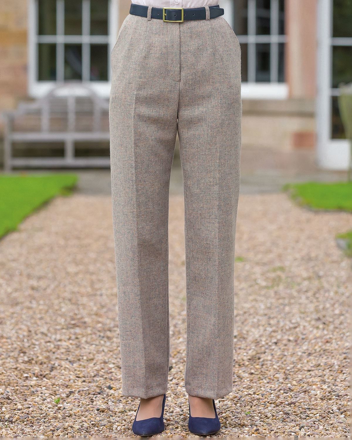 Womens wool 2025 tweed pants